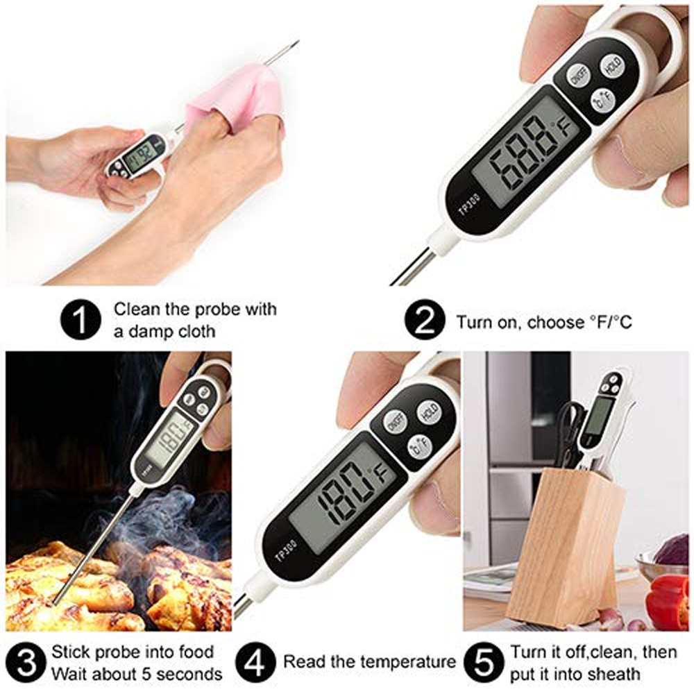 Candle Making Thermometer - 1 stuks digitale vleesvoedselthermometer voor koken,