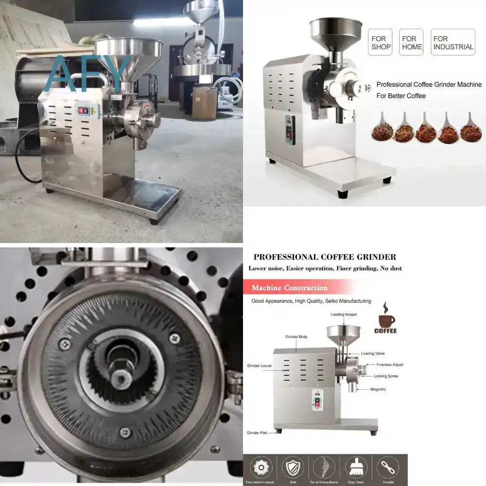 Pour Pot Aluminum - Koffiebonenmaler voor espressomachine, koffiezetapparaat, French Press,