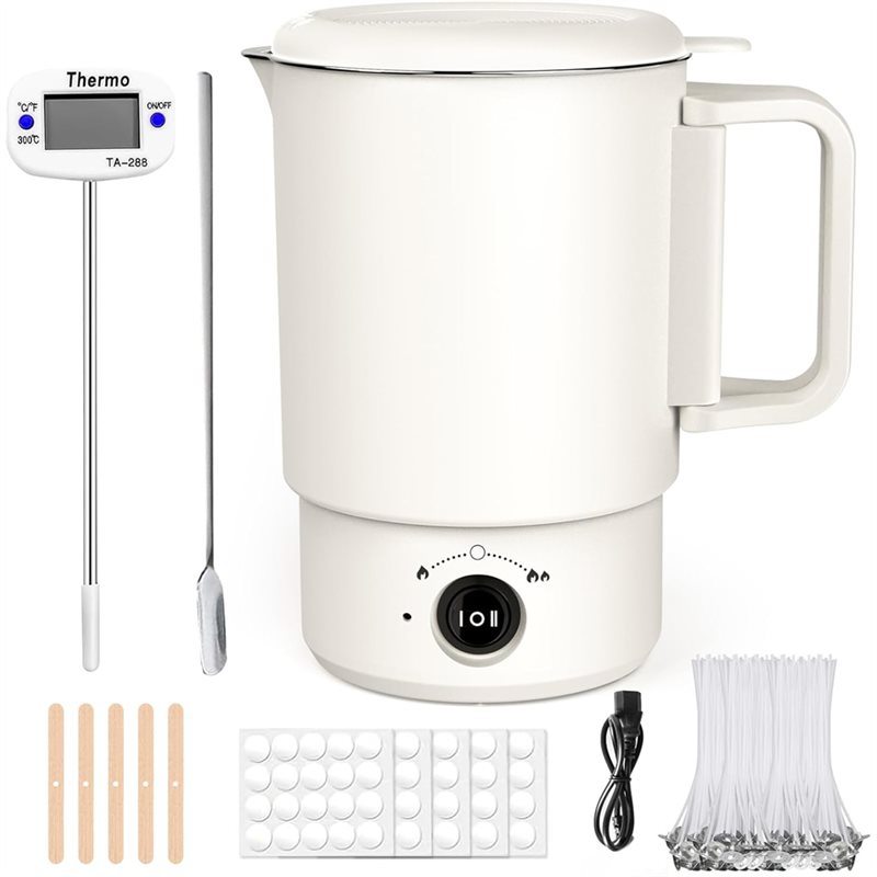 A47U Elektrische Wasmeltpotset - Candle Making Thermometer recensie en prijs