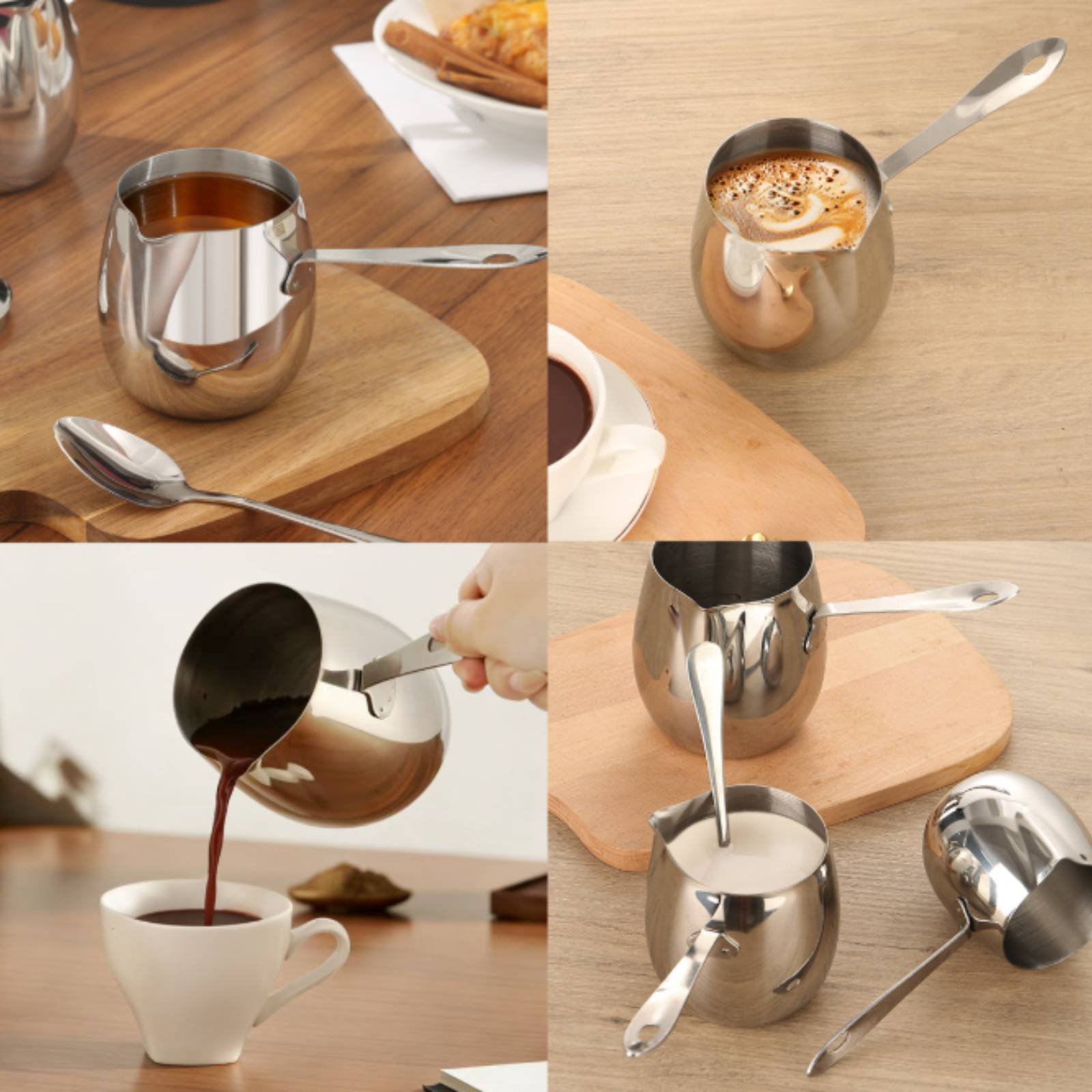 Ovale koffiekan met deksel, ro - Pour Pot Aluminum recensie en prijs